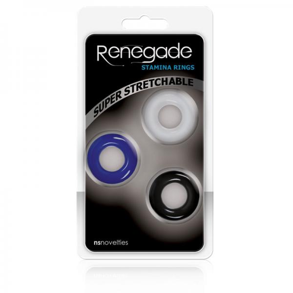 Renegade Stamina Rings Set 3 Assorted Colors