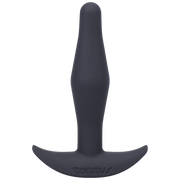 Tantus Silicone Little Flirt Butt Plug Black