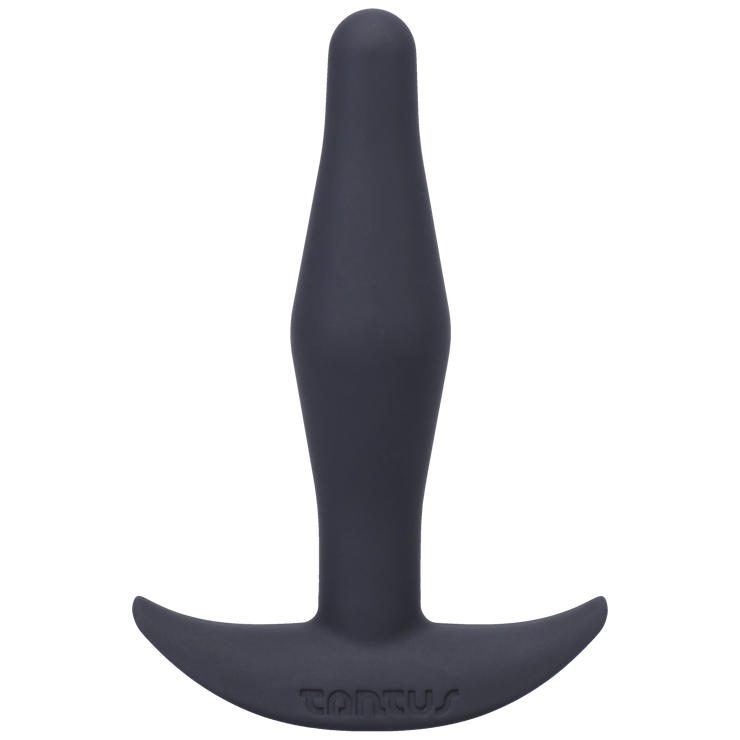 Tantus Silicone Little Flirt Butt Plug Black