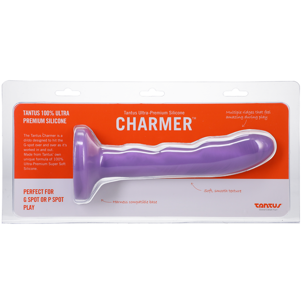 Tantus Silicone Charmer Curved G-Spot Dildo Lavender