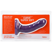 Silicone Curve Dildo Amethyst