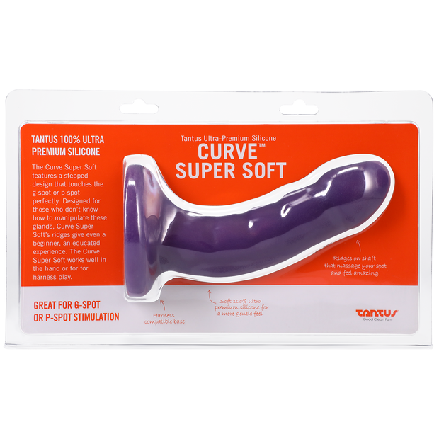 Silicone Curve Dildo Amethyst