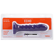 Tantus Silicone Echo Silicone Vibrator Midnight Purple