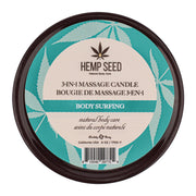 Hemp Seed 3-in-1 Massage Candle Body Surfing 6oz