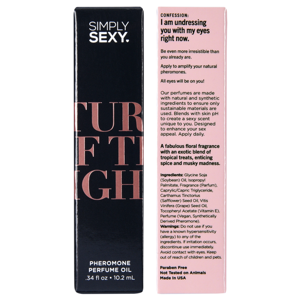 SIMPLY SEXY PHEROMONE PERFUME OIL ROLL-ON - TURN OFF THE LIGHTS - 0.34 floz | 10.2mL