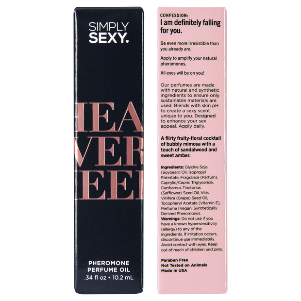 SIMPLY SEXY PHEROMONE PERFUME OIL ROLL-ON - HEAD OVER HEELS - 0.34 floz | 10.2mL
