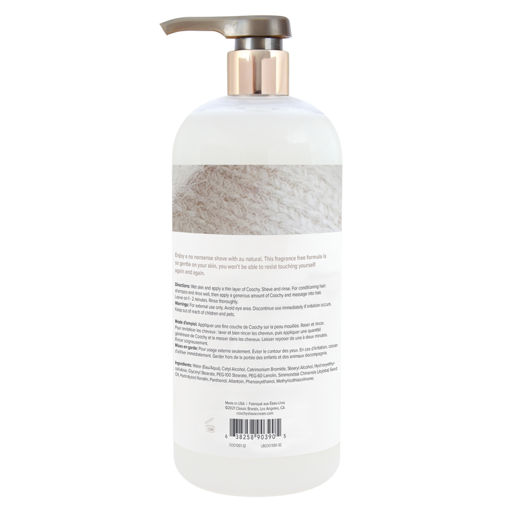 Shave Cream - Au Natural 32oz | 946mL