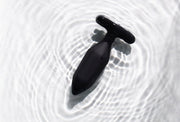 Onyx Vibrating Butt Plug Black