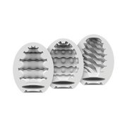 Masturbator Egg 3er Set (Riffle, Bubble, Fierce) Assorted