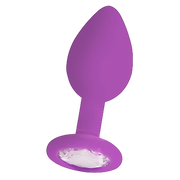 Diamond Butt Plug Regular Purple