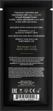 Sage + Sea Salt Massage Cream .34oz