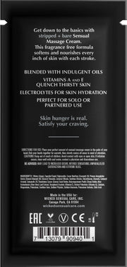 Stripped + Bare Massage Cream .34oz