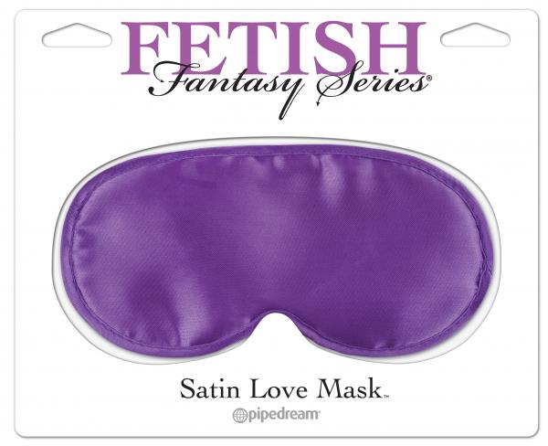 Fetish Fantasy Satin Love Mask Purple O/S