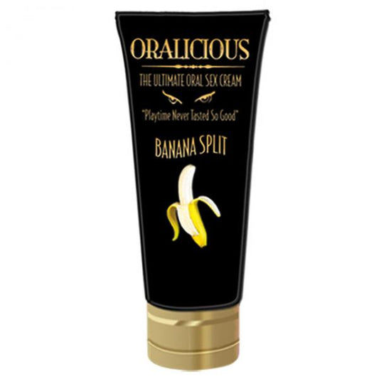 Oralicious Ultimate Oral Sex Cream 2oz Banana Split