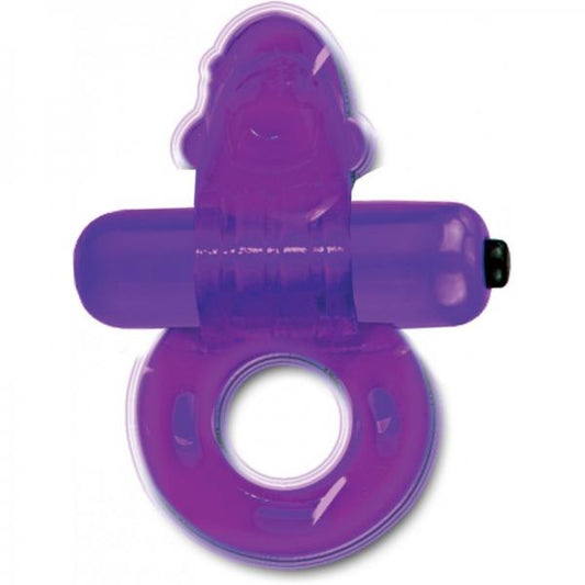 Purrrfect Pet Cock Ring Tickle Me Dolphin Purple