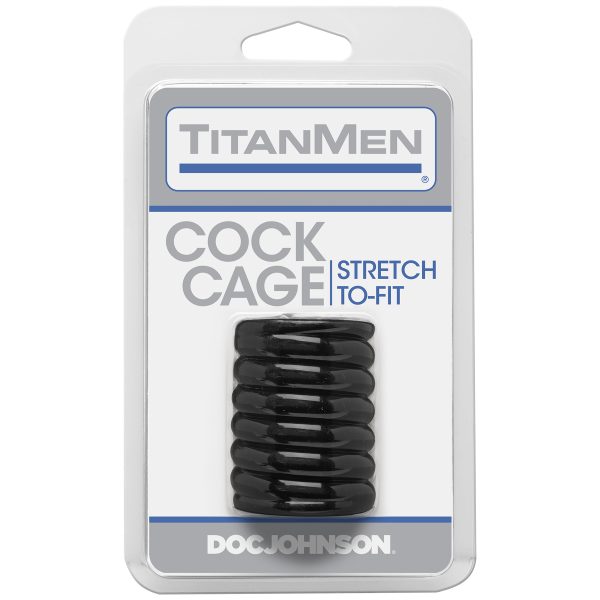 Titanmen Cock Cage Black