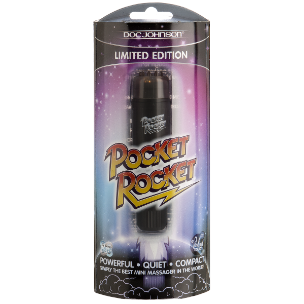 Pocket Rocket Limited Edition Black Massager