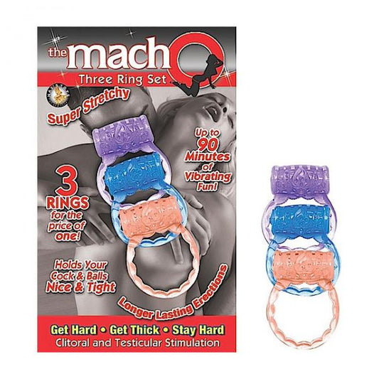 Macho Three Ring Set (assorted)