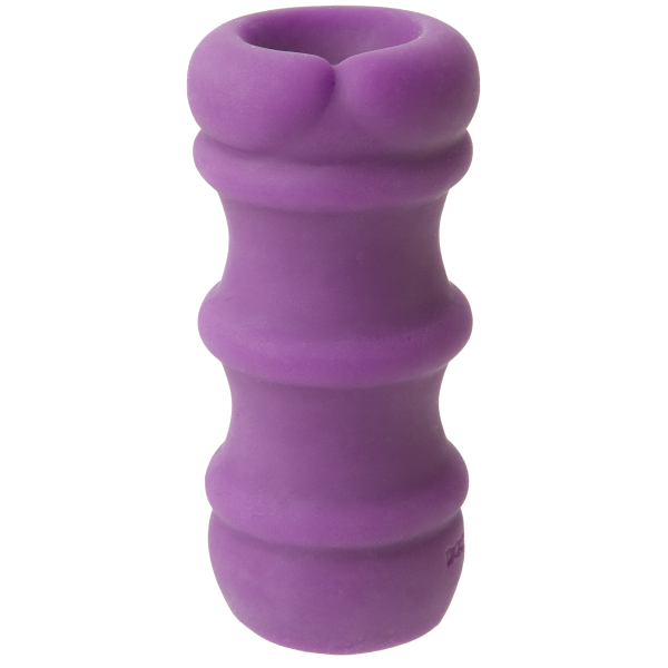 Mood Pleaser Thick Ribbed Purple Masturbator