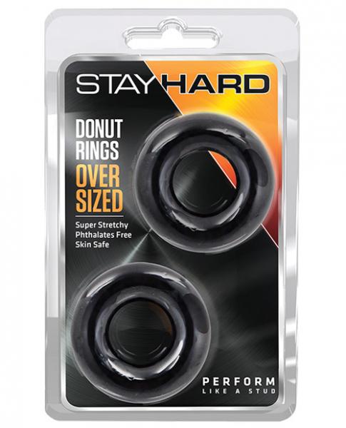 Donut Rings Oversized Black