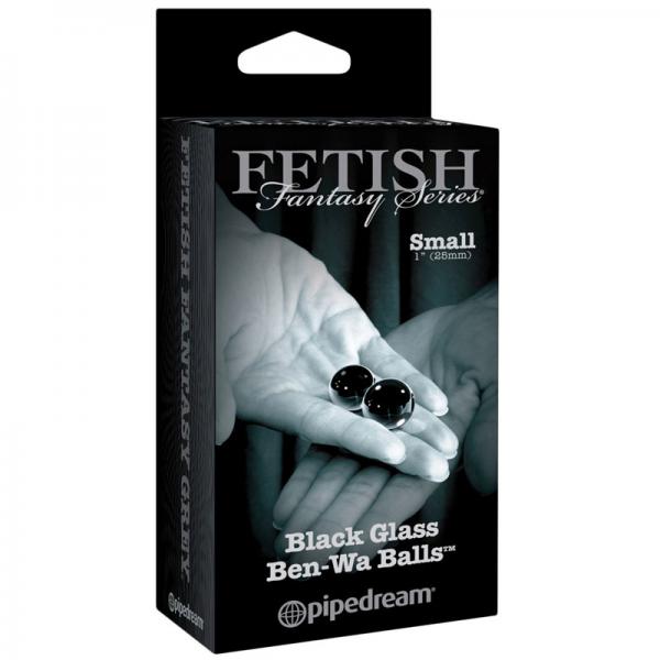 Fetish Fantasy Ltd. Ed. Small Black Glass Ben-wa Balls