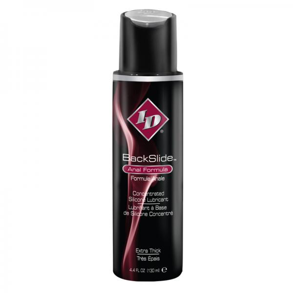 Id Backslide Silicone Anal Lubricant 4.4oz Flip Cap Bottle