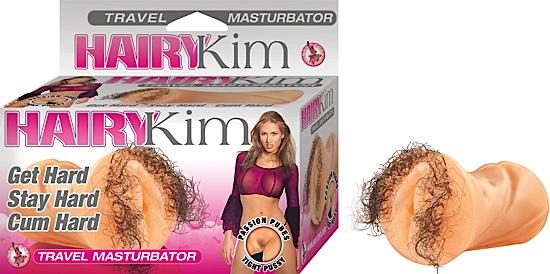 Hairy Kim Travel Pussy Masturbator Beige