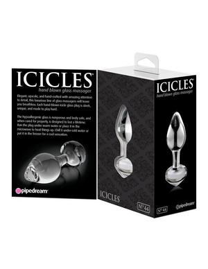Icicles No. 44 Clear Butt Plug