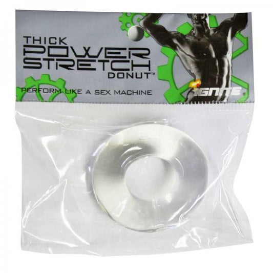Thick Power Stretch Donut Ring Clear