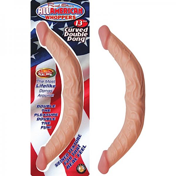 All American Whopper 13" Curved Double Dong