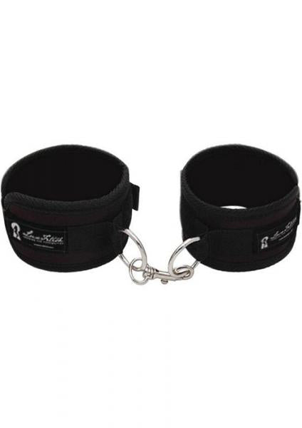 Lux Fetish Quality Love Cuffs Black