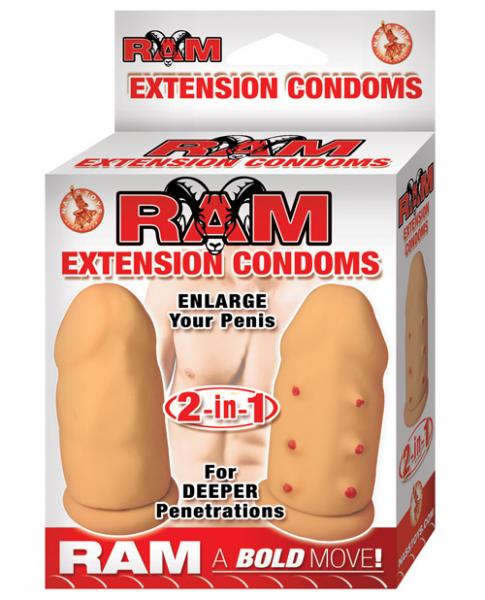 Ram Extension Condoms Beige
