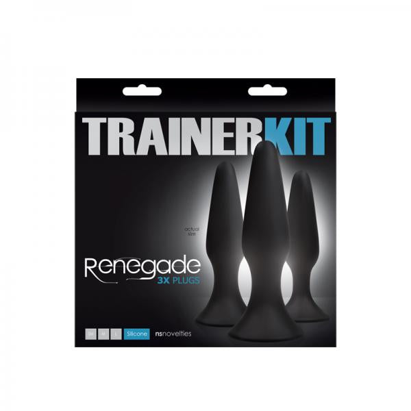 Renegade Sliders Trainer Kit 3 Plugs Black