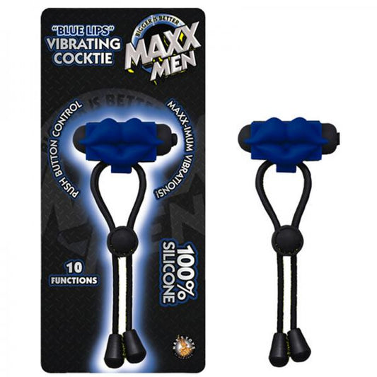 Maxx Men Blue Lips Vibrating Cocktie Blue
