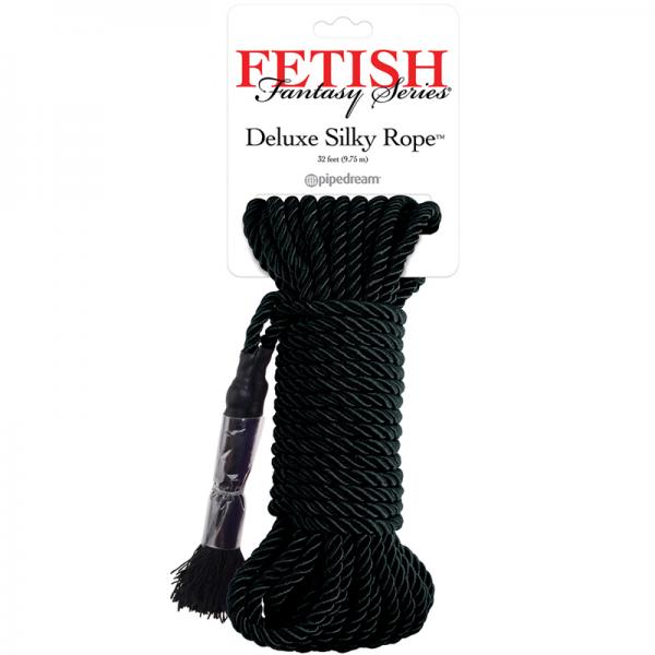 Fetish Fantasy Deluxe Silk Rope - Black