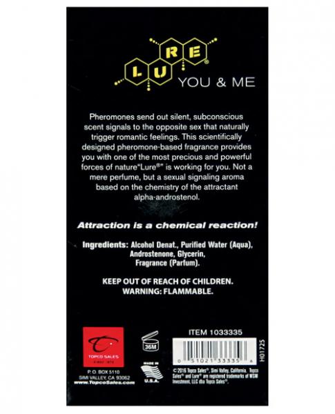 Lure For You and Me Pheromone Infused Scent 2.5oz