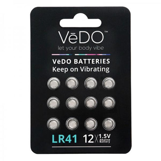 Vedo LR41 Batteries 1.5 Volt 12 Pack