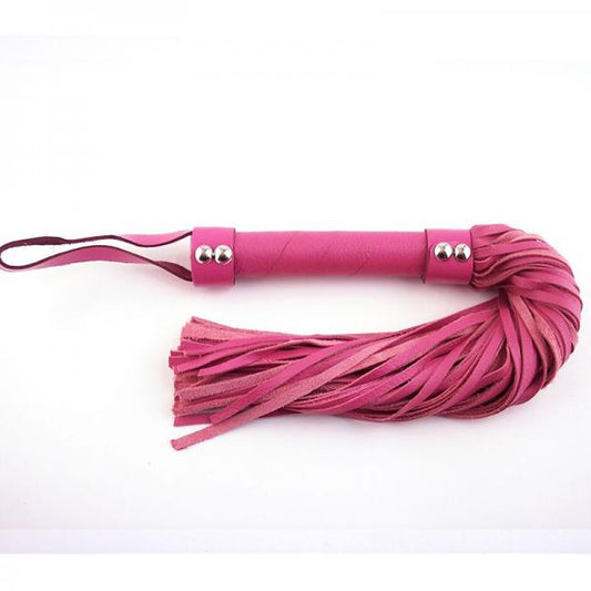 Rouge H-style Leather Flogger Pink