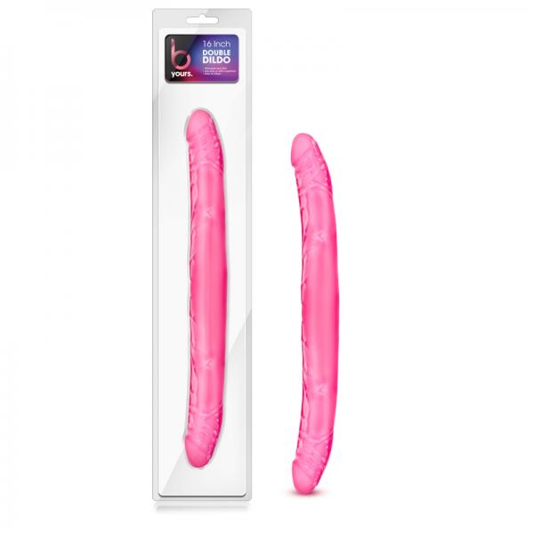 B Yours 16 inches Double Dildo Pink