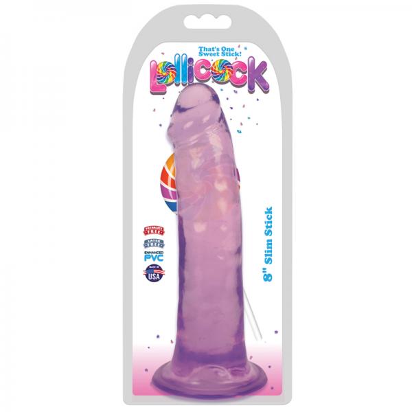 Lollicock Slim Stick 8in Grape Ice