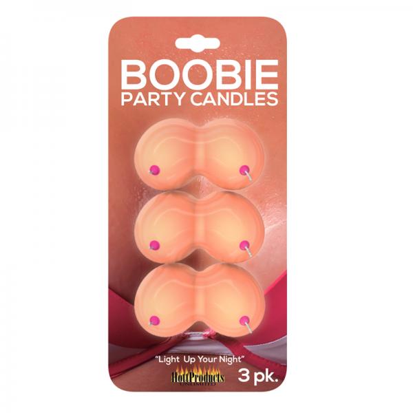 Boobie Party Candles 3 Pack