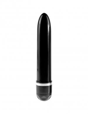 King Cock 7 inches Vibrating Stiffy Brown