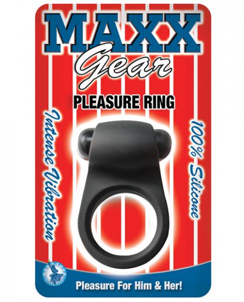 Maxx Gear Pleasure Vibrating Ring Black