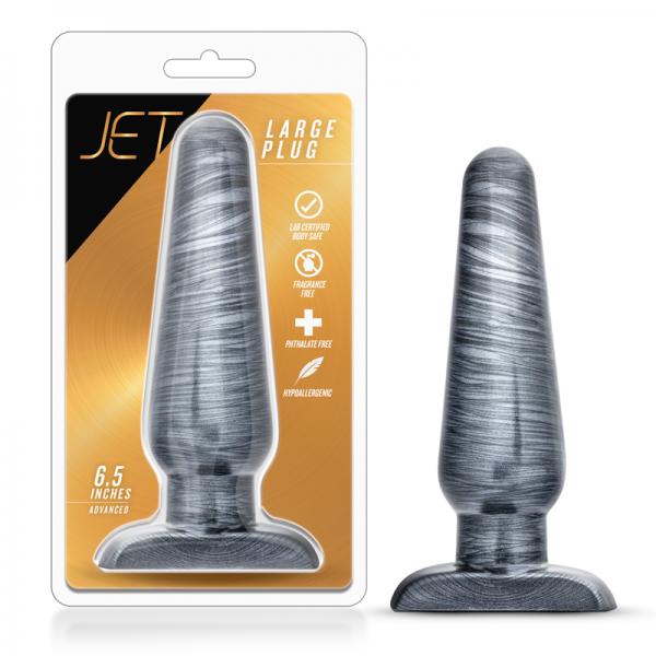 Jet Large Plug Carbon Metallic Black