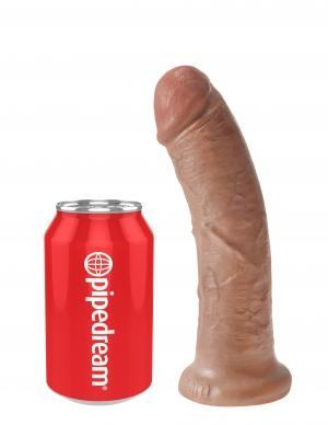 King Cock 8 inches Tan Dildo