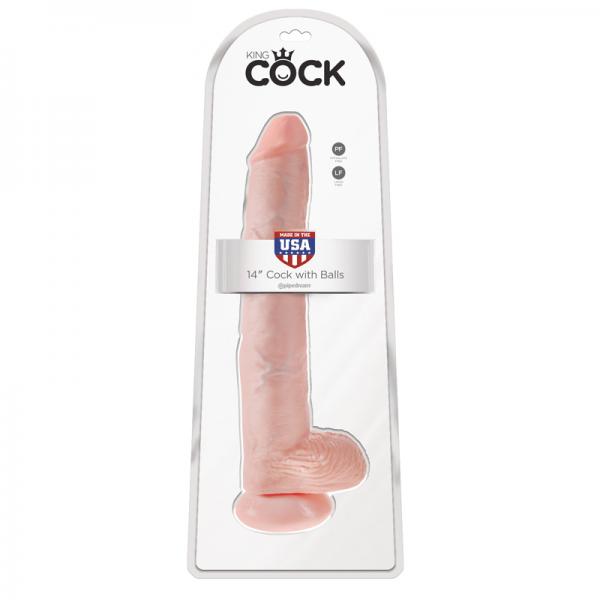 King Cock 14" Cock - Beige