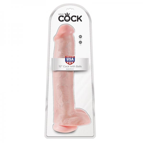 King Cock 15" Cock - Beige