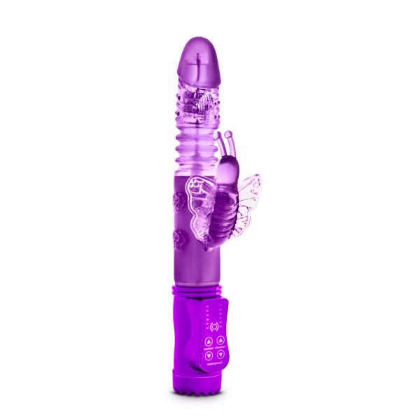 Butterfly Thruster Mini Rabbit Vibrator Purple