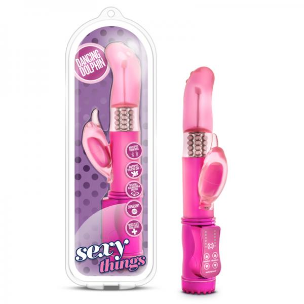 Dancing Dolphin Fuchsia Pink Vibrator