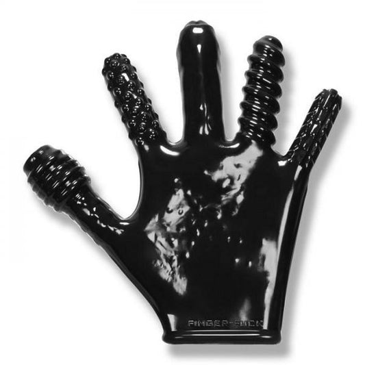Finger F*ck Textured Glove Oxballs Black